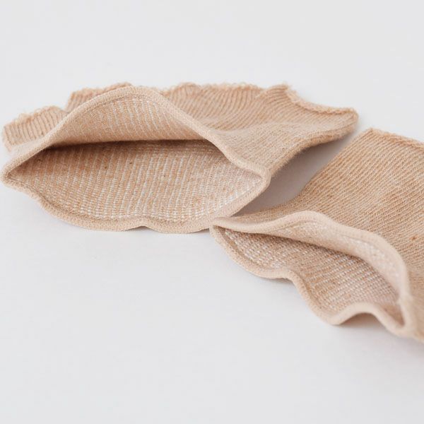 オーガニックコットン 五本指フィンガーレスパーツソックス