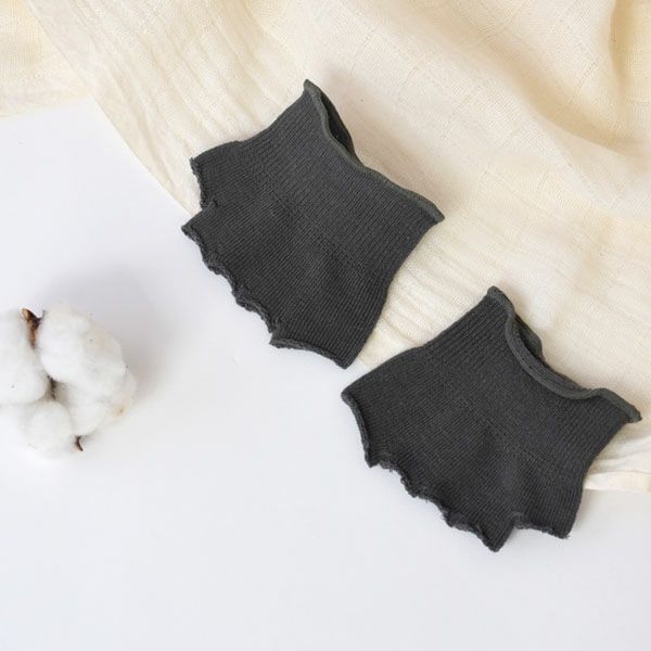 オーガニックコットン 五倍子五本指フィンガーレスパーツソックス