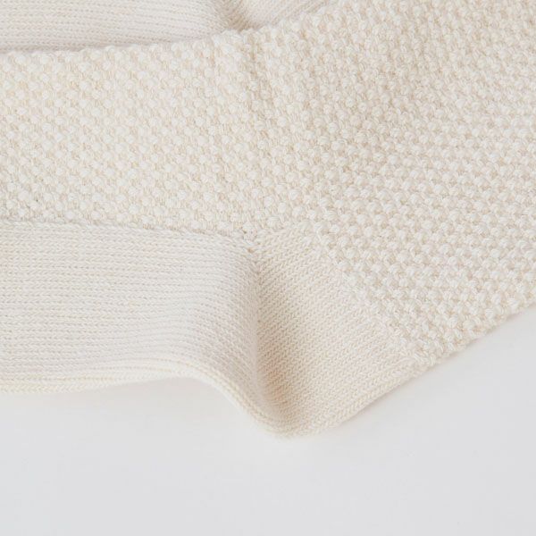 オーガニックコットン キッズ鹿の子編みソックス