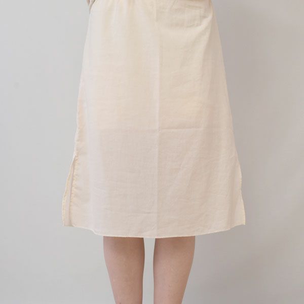 オーガニックコットン シャドウチェックギャザースカート