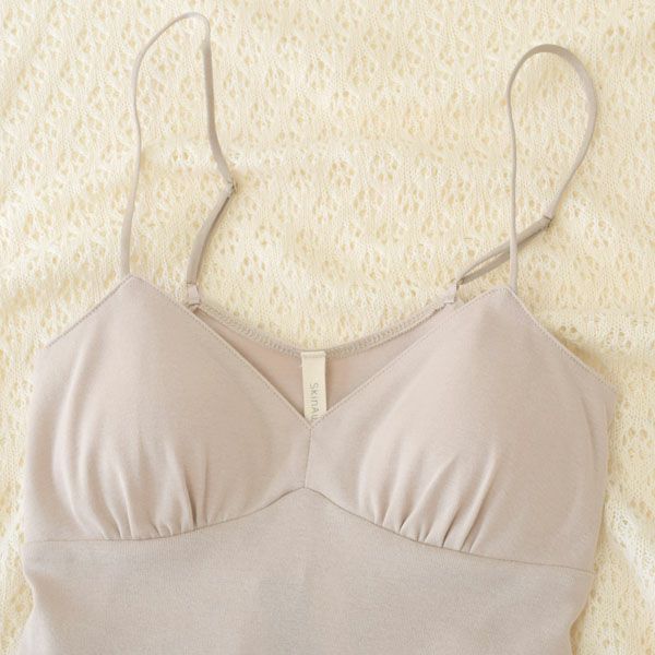 オーガニックコットン ブラキャミソール