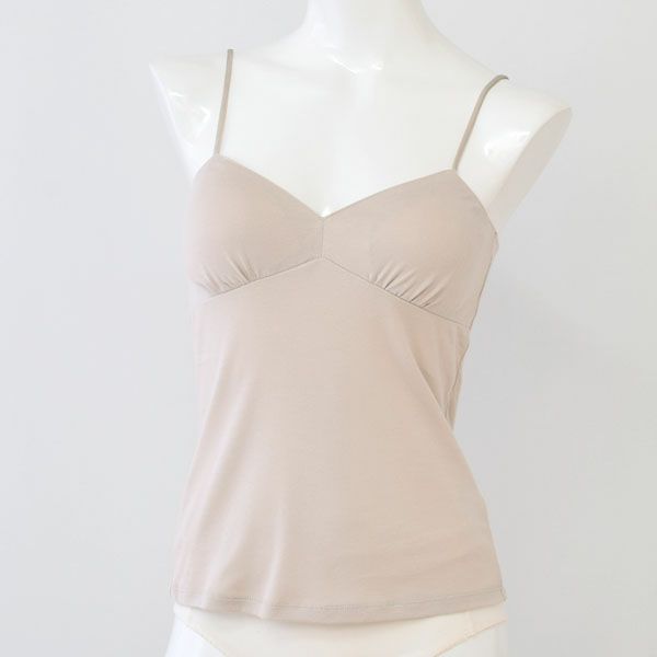 オーガニックコットン ブラキャミソール