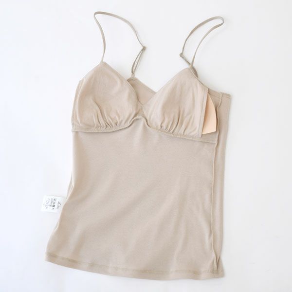 オーガニックコットン ブラキャミソール