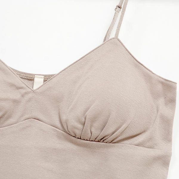 オーガニックコットン ブラキャミソール