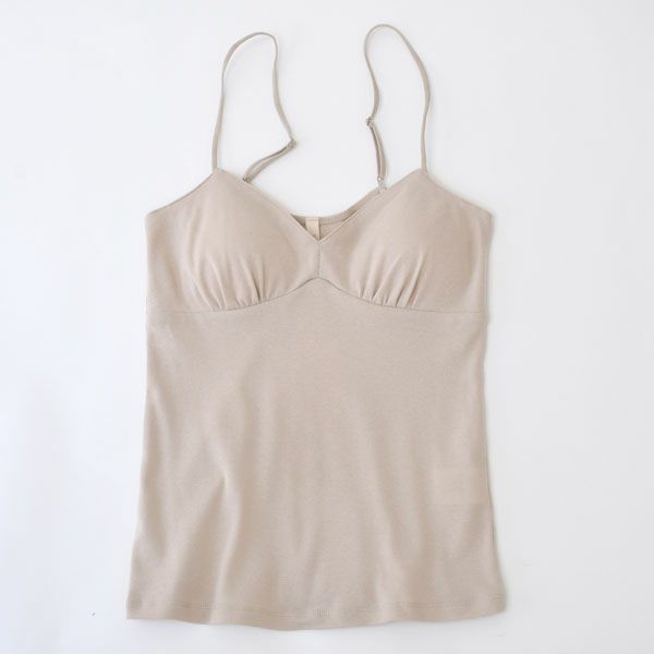 オーガニックコットン ブラキャミソール