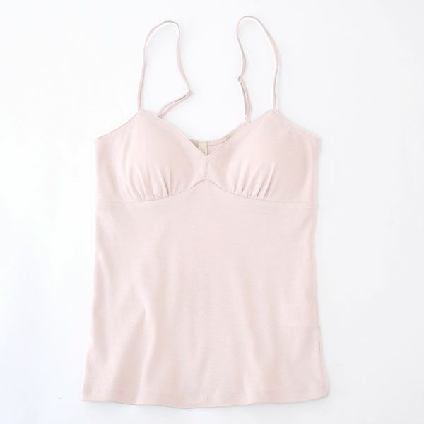 オーガニックコットン ブラキャミソール