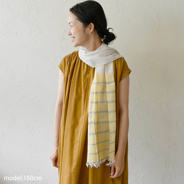 オーガニックコットン アースシシュウワンピース