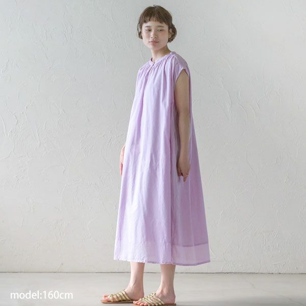 オーガニックコットン アースシシュウワンピース