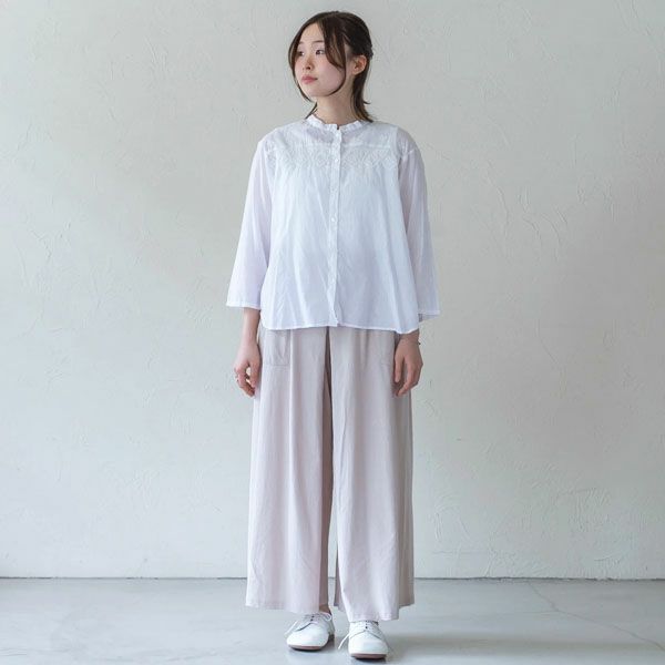 オーガニックコットン ウィステリアシャツ