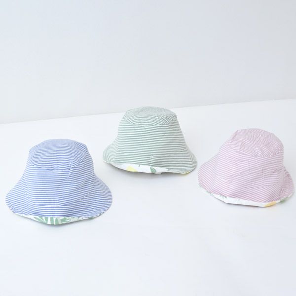オーガニックコットン ベビーリバーシブルサンハット