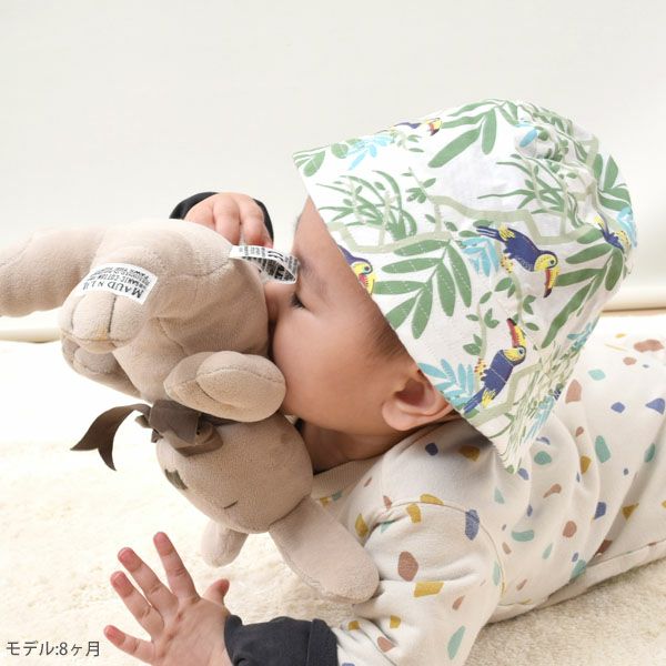 オーガニックコットン ベビーリバーシブルサンハット