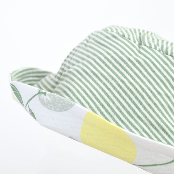 オーガニックコットン ベビーリバーシブルサンハット