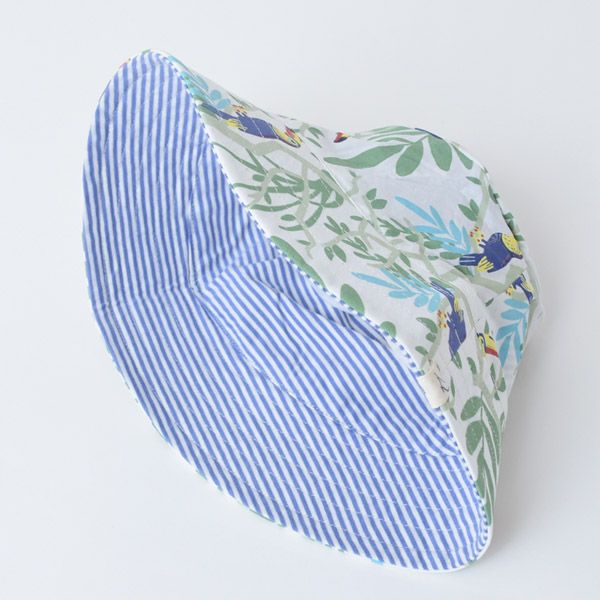 オーガニックコットン ベビーリバーシブルサンハット