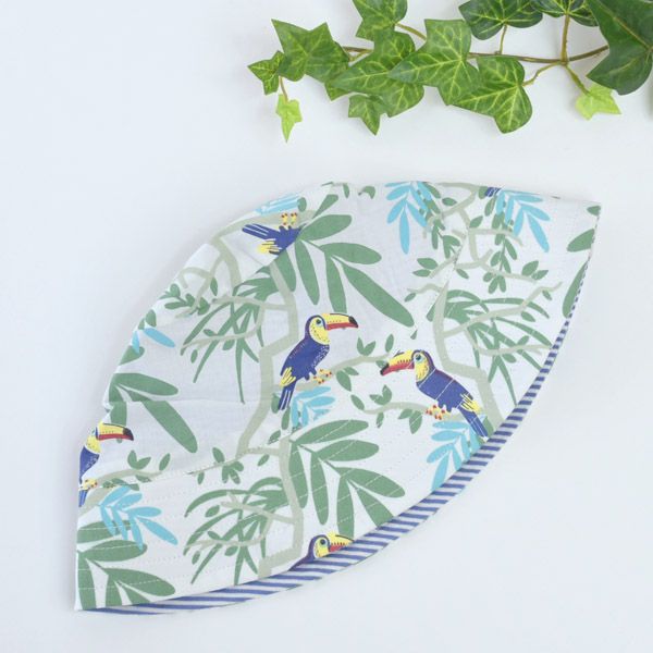 オーガニックコットン ベビーリバーシブルサンハット