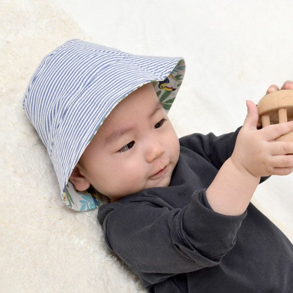 オーガニックコットン ベビーリバーシブルサンハット