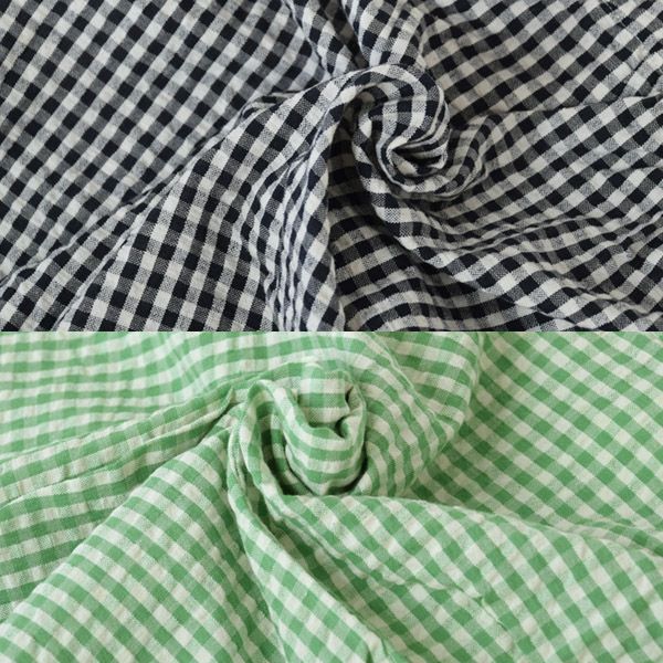 オーガニックコットン ベビーサッカーチェックブルマ