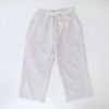 オーガニックコットン キッズサッカーチェックリラックスパンツ