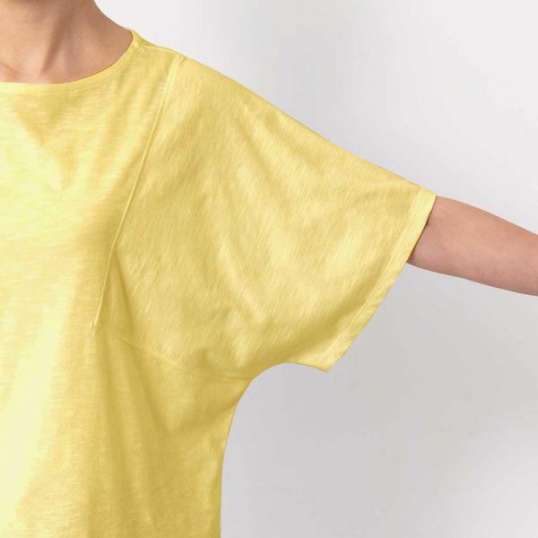 オーガニックコットン 天竺ドルマンスリーブトップ