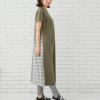 オーガニックコットン バックプリントワンピース