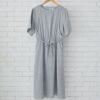 オーガニックコットン ダブルガーゼギャザーワンピース