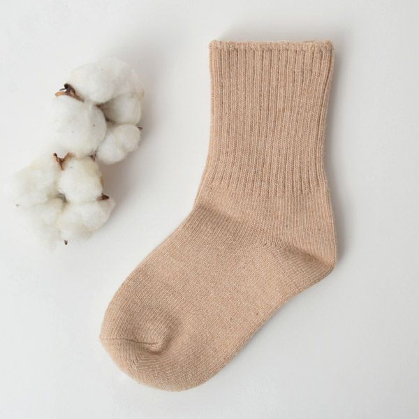 オーガニックコットン キッズ リブソックス