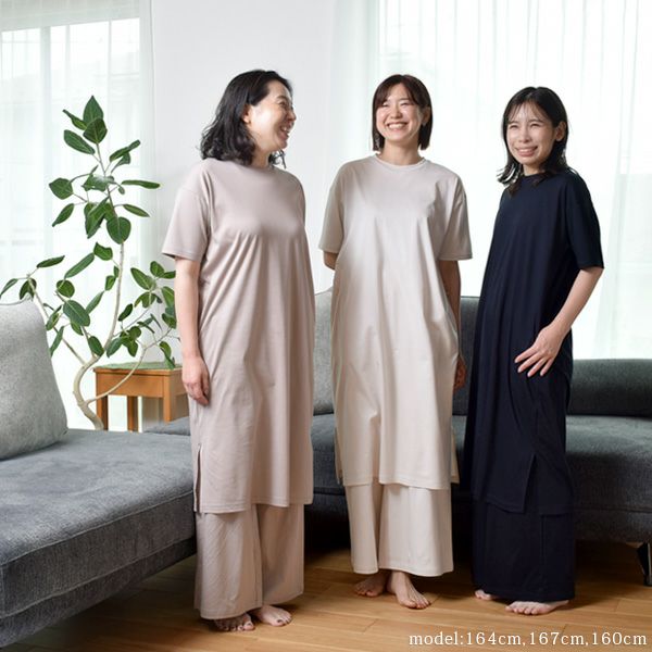 オーガニックコットン お気に入りＴライン ワンピース