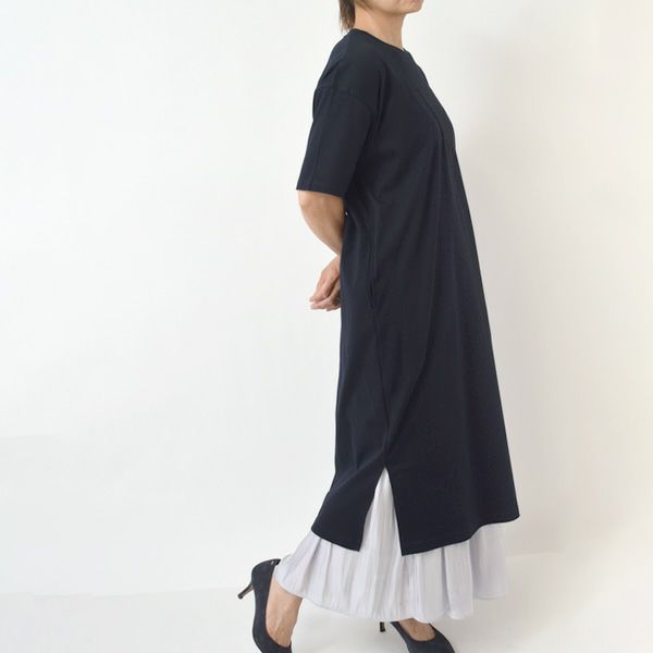 オーガニックコットン お気に入りＴライン ワンピース