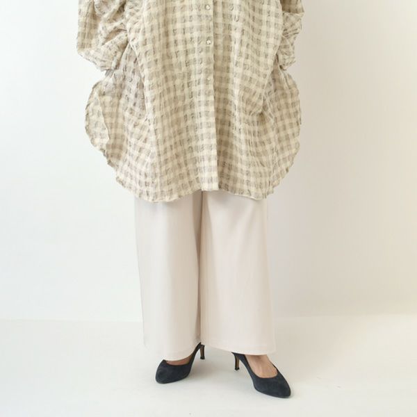 オーガニックコットン お気に入り ワイドパンツ