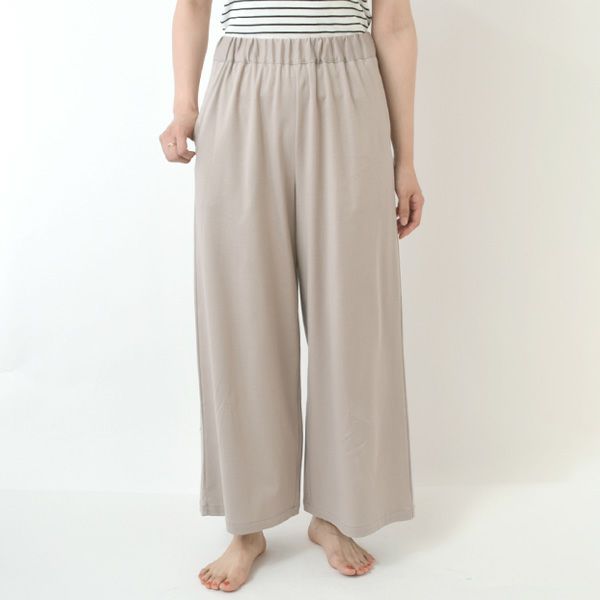 オーガニックコットン お気に入り ワイドパンツ