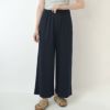 オーガニックコットン お気に入り ワイドパンツ