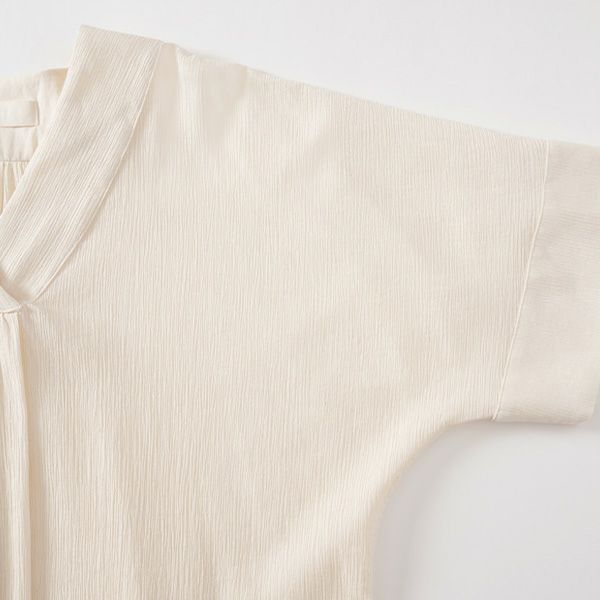 オーガニックコットン 楊柳ドルマンスリーブネグリジェ