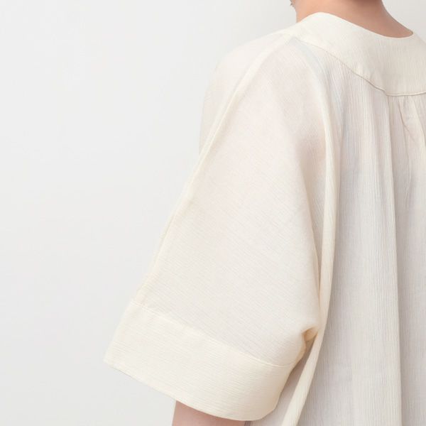 オーガニックコットン 楊柳ドルマンスリーブネグリジェ