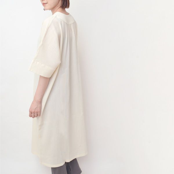 オーガニックコットン 楊柳ドルマンスリーブネグリジェ