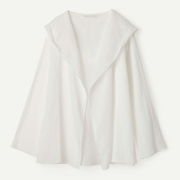 オーガニックコットン＆和紙 ボイルフードローブジャケット