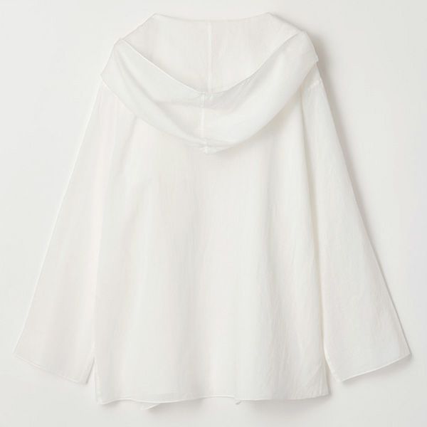 オーガニックコットン＆和紙 ボイルフードローブジャケット