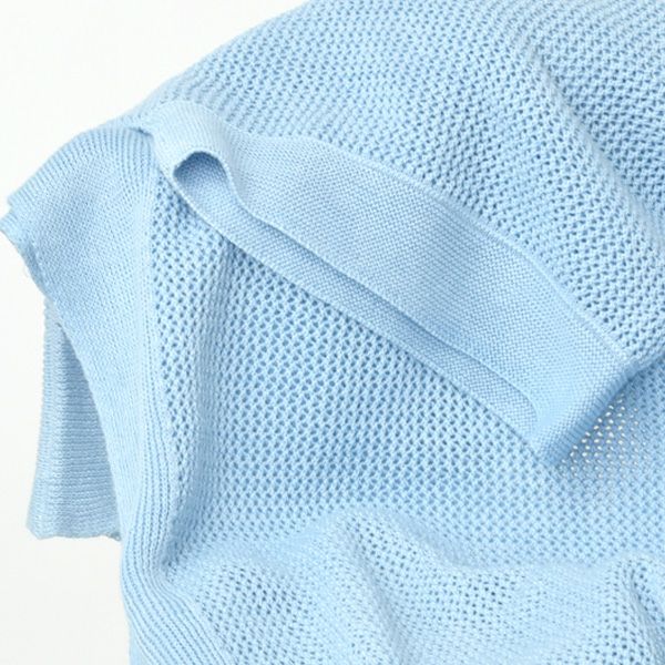 オーガニックコットン＆リネン草木染めメッシュボレロ