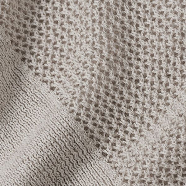 オーガニックコットン＆リネン草木染めメッシュボレロ