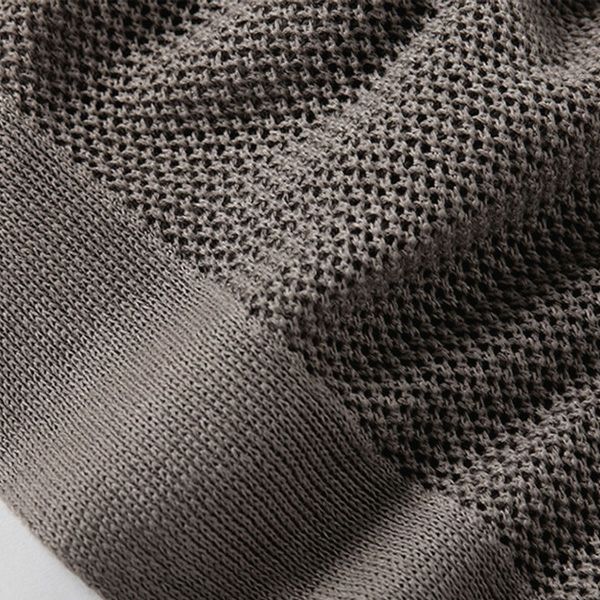 オーガニックコットン＆リネン草木染めメッシュボレロ