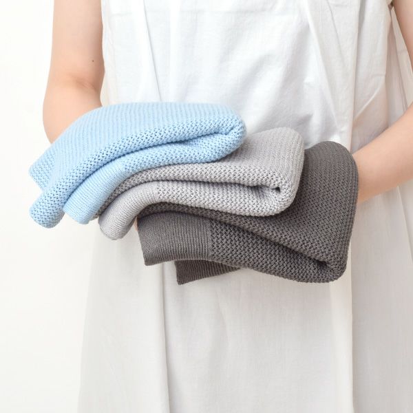 オーガニックコットン＆リネン草木染めメッシュボレロ