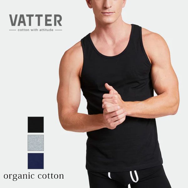 オーガニックコットン タンクトップToughTony