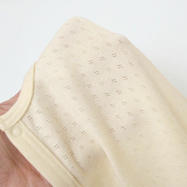 オーガニックコットン 新生児用薄手カバーオール