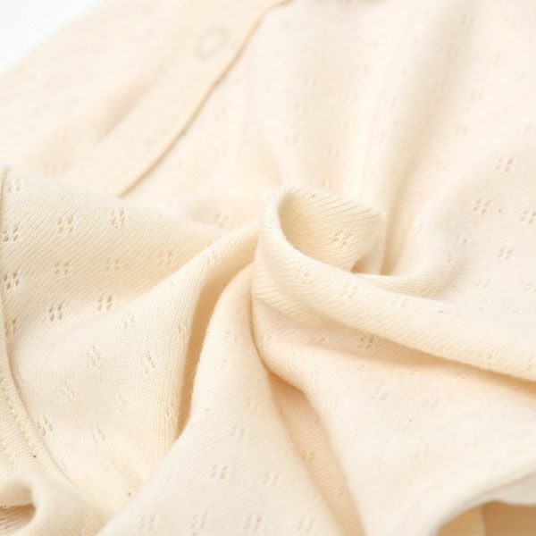 オーガニックコットン 新生児用薄手カバーオール