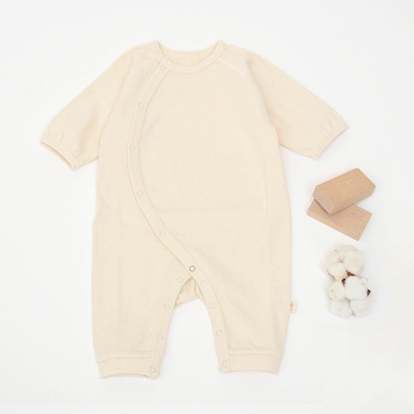 オーガニックコットン 新生児用カバーオール