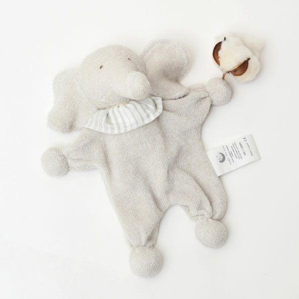 オーガニックコットン ぬいぐるみ Elephant