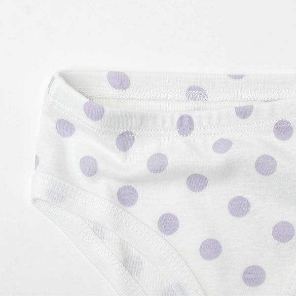オーガニックコットン ガールズショーツ LavenderDot