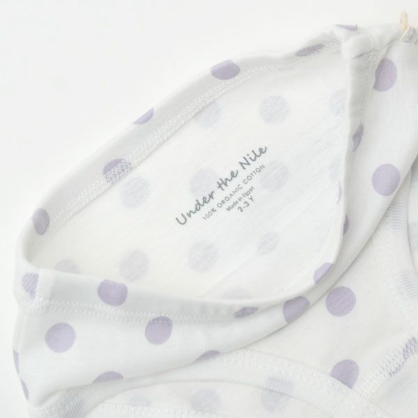 オーガニックコットン ガールズショーツ LavenderDot