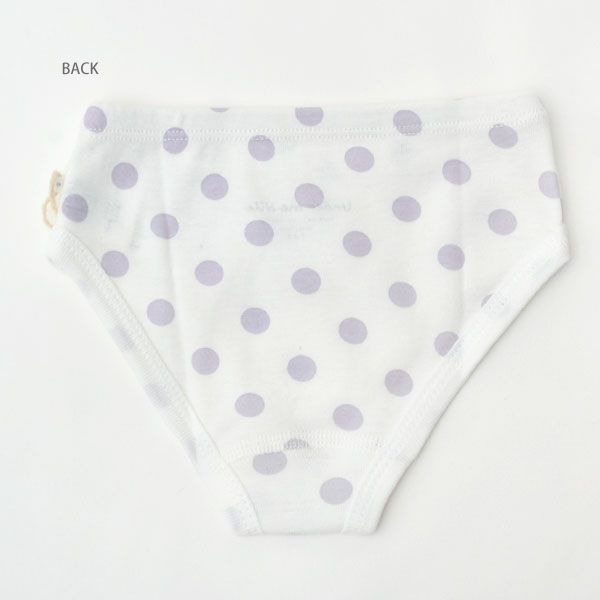 オーガニックコットン ガールズショーツ LavenderDot