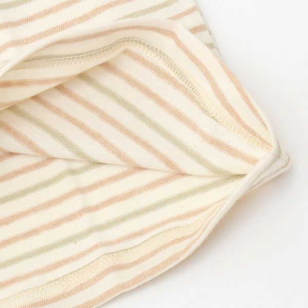 オーガニックコットン キッズボーダーT＆ロングパンツ