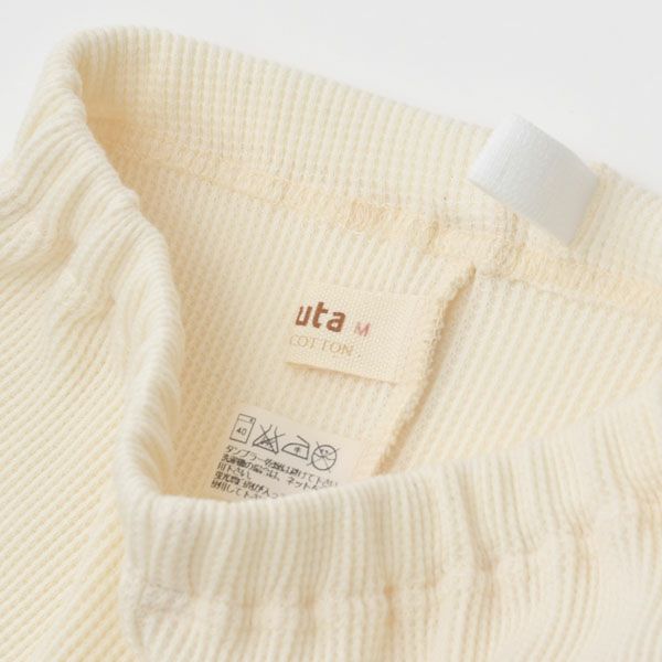 オーガニックコットン キッズワッフル半袖T＆ショートパンツ