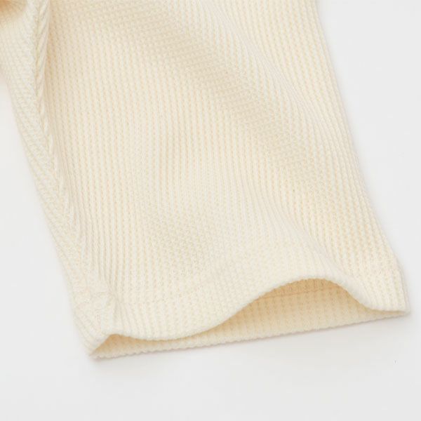 オーガニックコットン キッズワッフル半袖T＆ショートパンツ